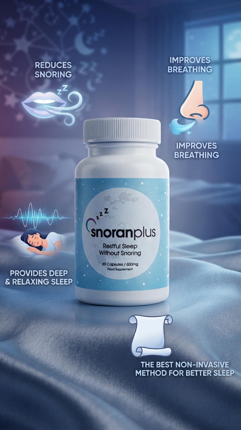 Snoran Plus Benefits - Reduces Snoring, Improves Breathing, Deep Sleep