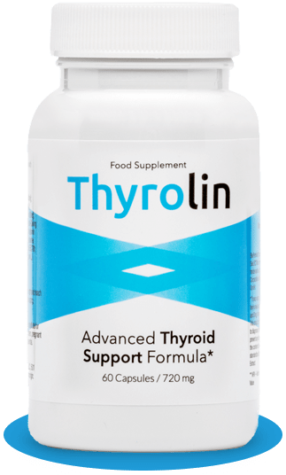 Thyrolin Thyroid Health Food Supplement Bottle